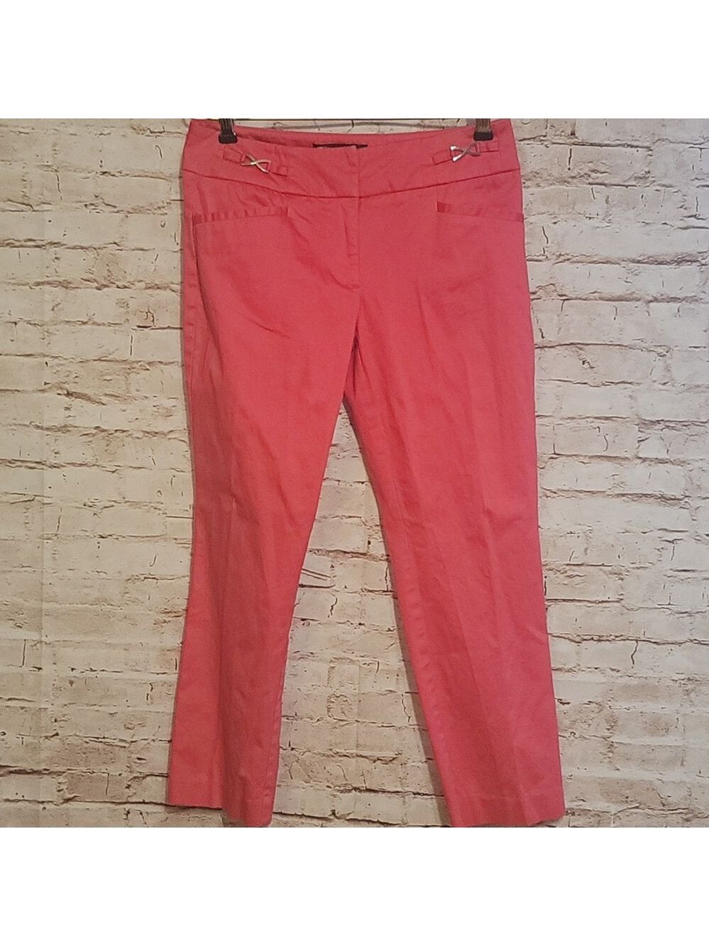 Lk new 7th Avenue cropped pink pants sz 0